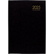 2025 Collins Diary A53, Week 2 View, Appointment Times, PVC Coated Paper Cover, Windsor Black, 148mm x 210mm